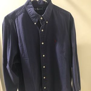 Ralph Lauren XL navy dress shirt